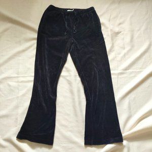 Flare Velvet Elasticated Pants Black | 26"-32"